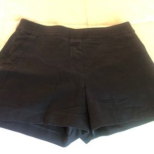 SPANX stretch twill shorts, size medium , 4”, navy